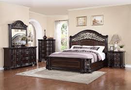 Your insider's guide for sourcing home furnishing products. Buy Mcferran B366 Allison California King Panel Bedroom Set 5 Pcs In Dark Brown Wood Solids And Veneer Marble Online