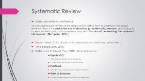Systematic review studies  a guide for careful synthesis of the     Cornell University Research Guides