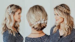 bridal hair accessories and hairstyles
