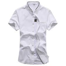 4 Colors Large Size Solid Shirt Fashion Casual Mens Shirts