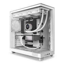 compact dual chamber mid tower atx case