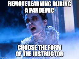 Memes on machine learning for young ladies. On Remote Learning During A Pandemic Src Https Imgflip Com I 4j79i8 Memes