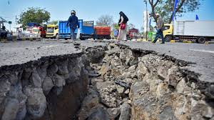 An earth quake can be defined as a sudden violent shaking of the ground as a result of movements in the earthquakes: Ring Of Fire Why Indonesia Has So Many Earthquakes World News Sky News