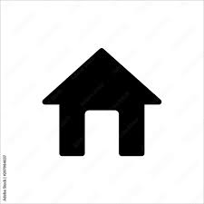 vector home icon symbol of house or