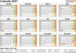 Show date in january 2021 calendar. Calendar 2021 Uk Free Printable Microsoft Word Templates