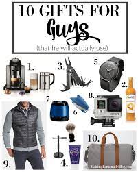 ten best gifts for guys that he ll use
