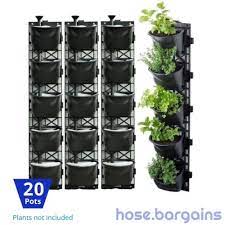 Vertical Garden Kit 20 Pots Green