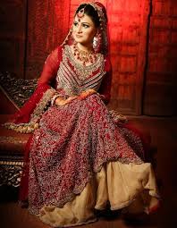 indian bridal dresses adding charm to