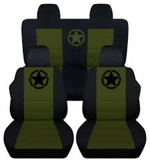 Front Back Car Seat Covers Blk Hunter