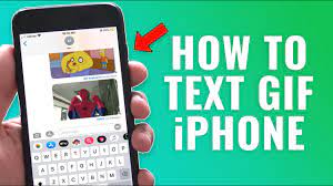 how to text a gif on iphone you