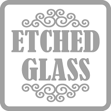 Custom Etched Glass Decals Design