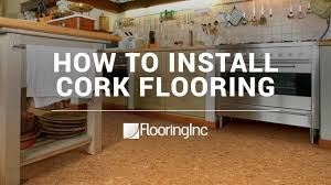 how to install cork flooring by