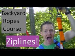 backyard ropes course 3 building the