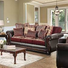 franklin sofa burgundy by furniture
