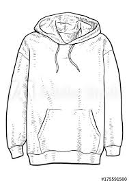How to draw a hoodie. Hoodie Illustration Drawing Engraving Ink Line Art Vector Buy This Stock Vector And Explore Similar Vectors At Adobe Stock Adobe Stock