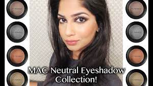 my mac neutral eyeshadow collection