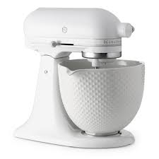 4.8 (2,715 reviews) 123 answered questions. Kitchenaid Artisan White Mixer With Hobnail Bowl Williams Sonoma