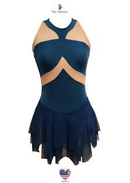 Amazon Com Del Arbour Figure Skating Dress By Style 120