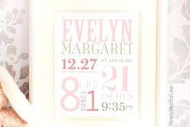 Baby Birth Announcement Template