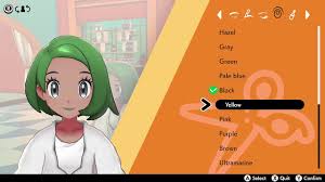 all makeup options in pokemon sword and