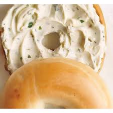 1 any bagel with cream cheese from tim
