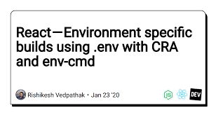 using env with cra and env cmd