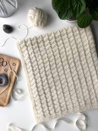 reversible blanket knitting pattern