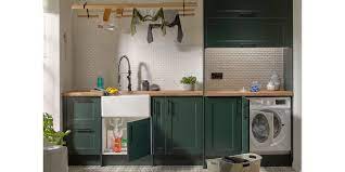 Cabinets Conceal Dishwasher Washing Machine And Boiler Undermount  gambar png