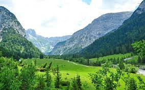 Amazing green valley in Tyrol wallpaper ...