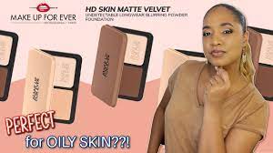 hd skin matte velvet powder foundation