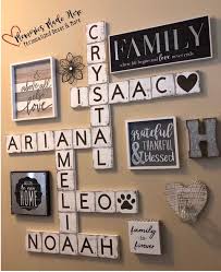 Scrabble Tile Wall Art Scrabble Tiles Wall