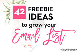 opt in freebies to grow your email list