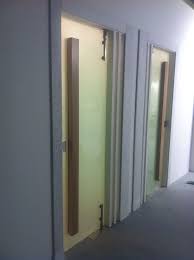 Tempered Glass Doors With Wooden Handle