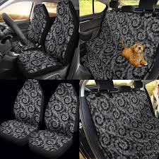 Gray And Black Tie Dye Seat Covers Full