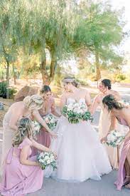 squad goals bridal party hair and