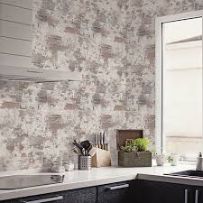 G67989 Red Deconstructed Faux Brick