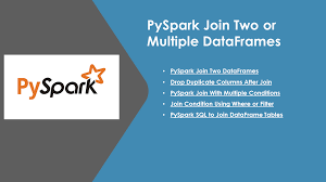pyspark join two or multiple dataframes