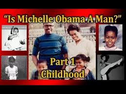 Then someone replied, can you find any pics of her michelle obama once revealed to parade that when former president barack obama was. Is Michelle Obama A Man Part 1 Her Childhood Youtube