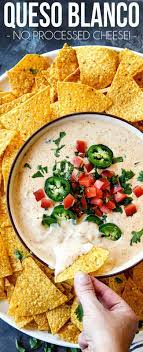 queso blanco with no processed cheese