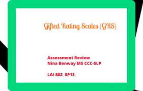 gifted rating scales by nina benway