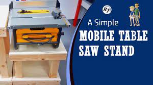 mobile table saw stand