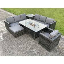 fimous rattan garden corner furniture