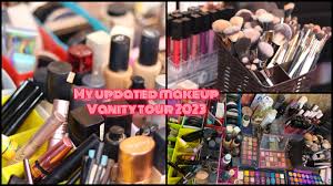 my updated makeup vanity tour 2023