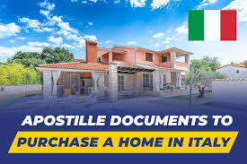 apostille doents to purchase a home