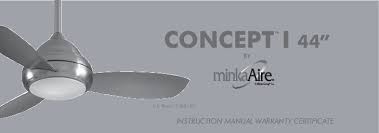 minkaaire concept i 44 inch led ceiling