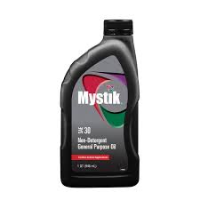 mystik non detergent motor oil