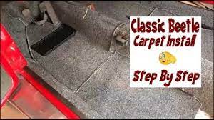 super beetle complete carpet install