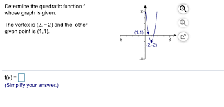 Quadratic Function F