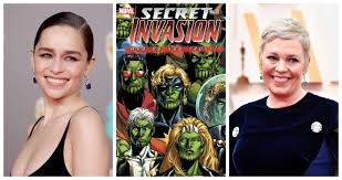 Bendis said the skrulls believe earth is religiously and rightfully theirs, and that there are hints as to the plot placed in the limited series secret war and the title new avengers from the first issue. Marvel S Secret Invasion Casts Emilia Clarke And Olivia Colman