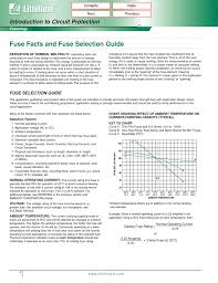 Fuse Selection Guide Fuse Free Download Printable Image